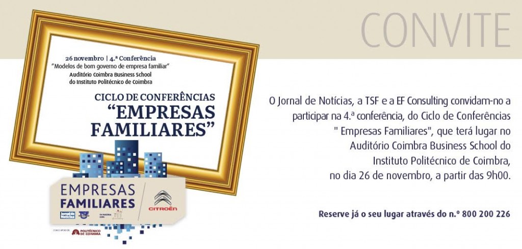 Conferencia Empresas Familiares Coimbra 2015 11 26